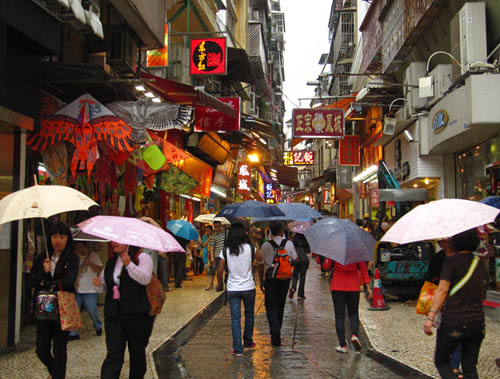 Rain In Macau